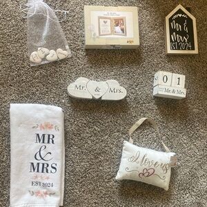 bride and groom decor